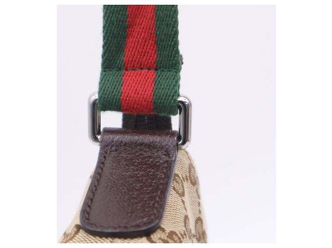 Borsa a tracolla Gucci GG Canvas Sherry Line Marrone Multicolore - vista 10