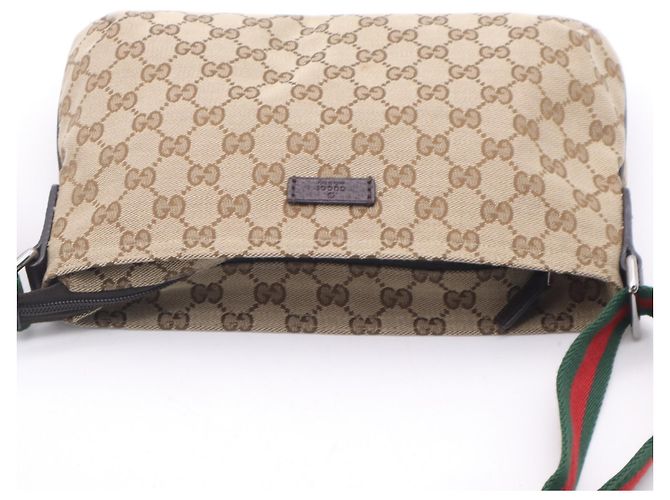 Borsa a tracolla Gucci GG Canvas Sherry Line Marrone Multicolore - vista 5