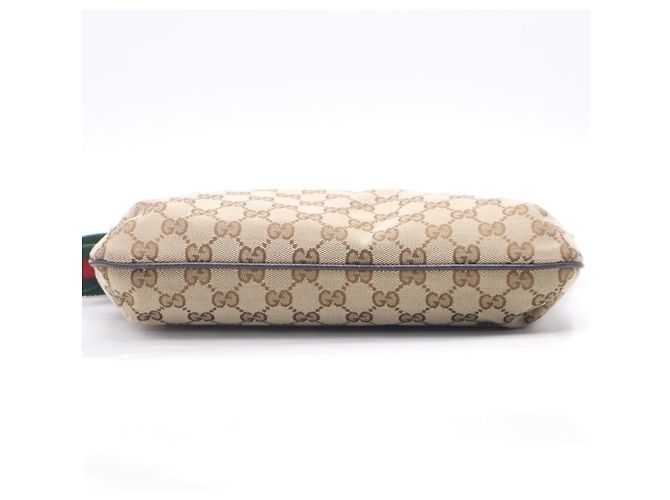 Borsa a tracolla Gucci GG Canvas Sherry Line Marrone Multicolore - vista 6