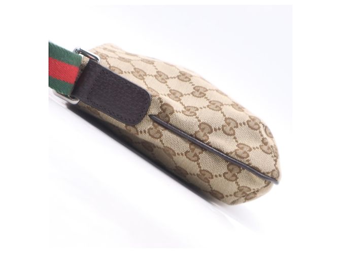 Borsa a tracolla Gucci GG Canvas Sherry Line Marrone Multicolore - vista 7