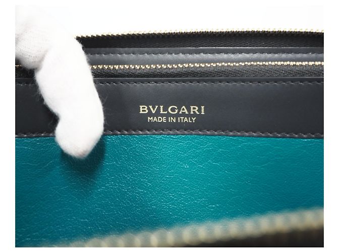 Bulgari Cartera larga Bvlgari Serpenti con cierre redondo Plata - vista 12