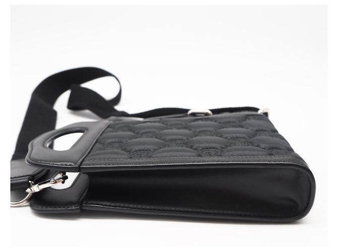Mini Borsa Top Handle Gucci GG Matelassé Nero Porpora - vista 9