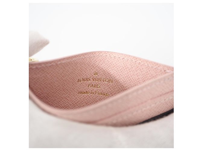 Louis Vuitton Monogram Kartenetui Braun Pink Beige - Ansicht 8