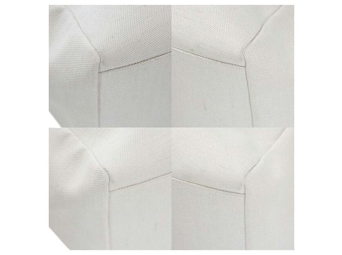 Borsa Tote Balenciaga in tela e pelle Nero Bianco sporco - vista 12