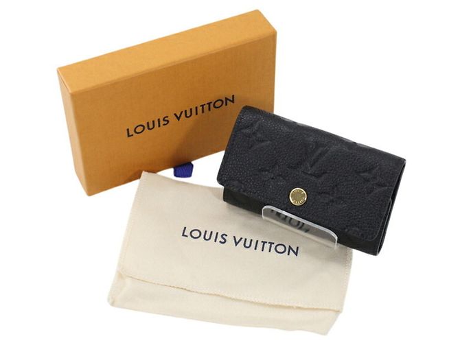 Louis Vuitton Porte-clés 6-clés Monogram Empreinte Noir - vue 10