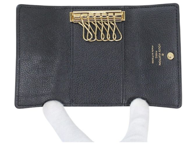 Louis Vuitton Porte-clés 6-clés Monogram Empreinte Noir - vue 5