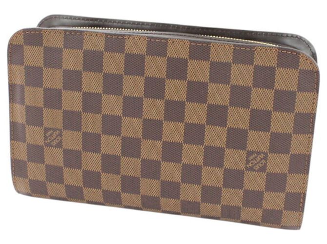 Bolso de mano Louis Vuitton Saint para hombre Castaño Damier ebene - vista 2