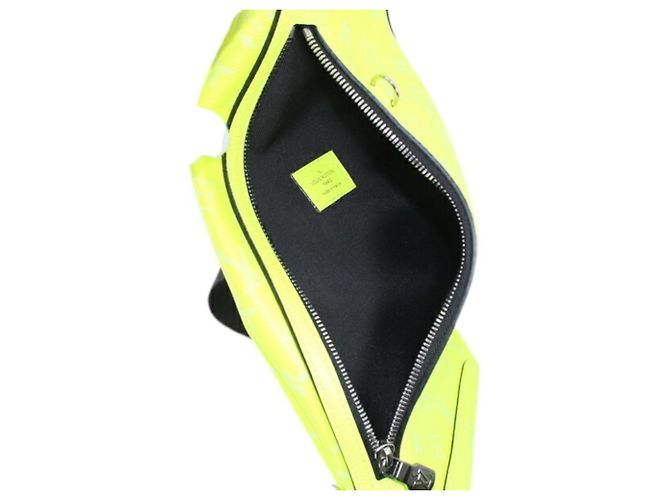 Sac Duo Sling Louis Vuitton Jaune Monogramme - vue 11