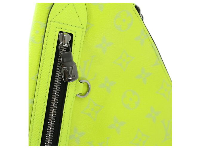 Sac Duo Sling Louis Vuitton Jaune Monogramme - vue 5