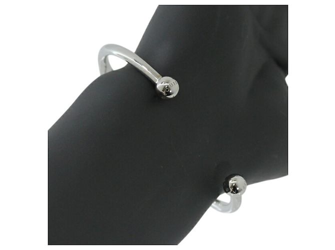 Bracelet Jonc Monogram Large Louis Vuitton en Argent Argenté - vue 4