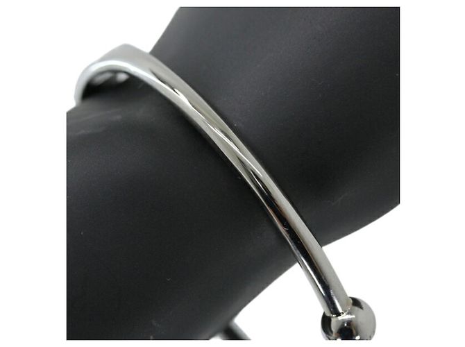 Bracelet Jonc Monogram Large Louis Vuitton en Argent Argenté - vue 7