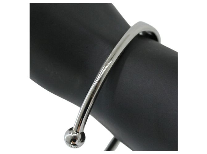 Bracelet Jonc Monogram Large Louis Vuitton en Argent Argenté - vue 8