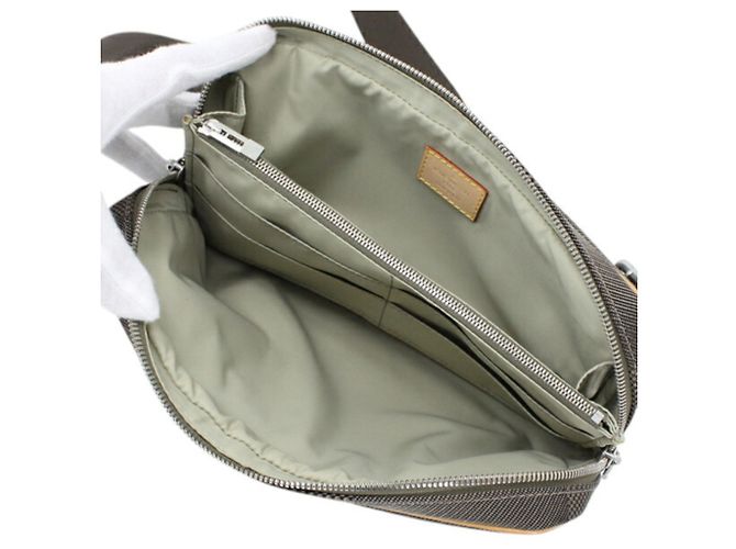 Bolsa de cintura Louis Vuitton Acrobat Tail Marrom Multicor Damier ebene - vista 9