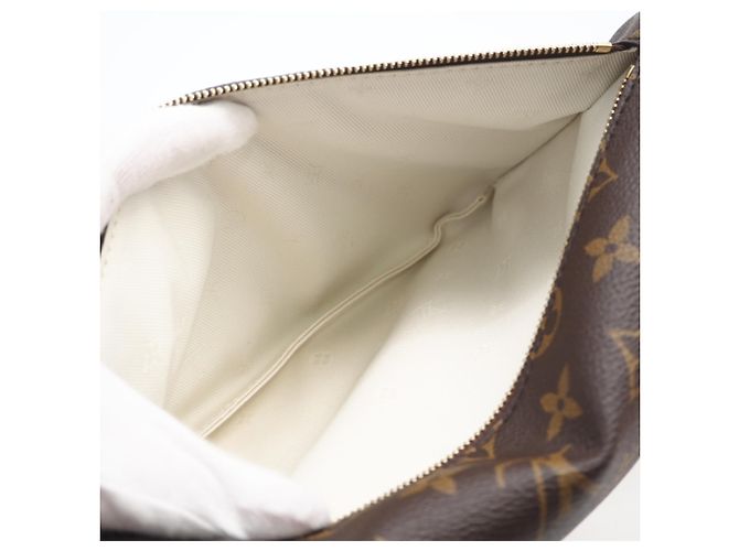 Bolsa Sling Louis Vuitton Monogram High Rise Marrom Bege - vista 12