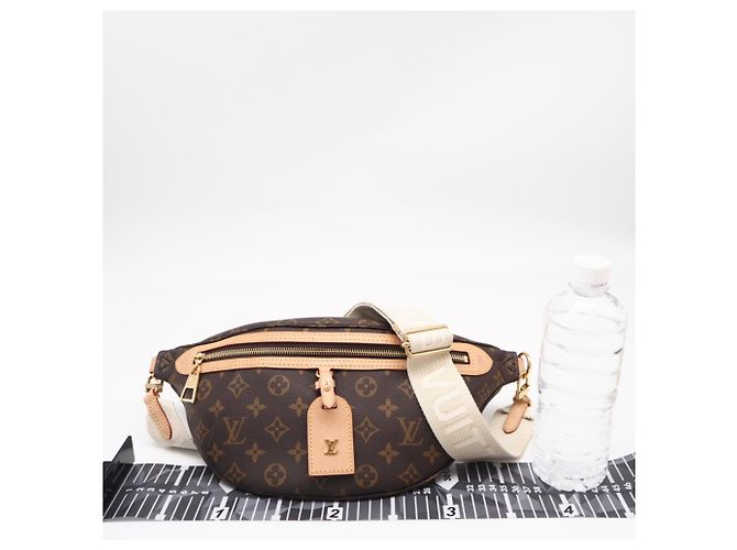 Bolsa Sling Louis Vuitton Monogram High Rise Marrom Bege - vista 3