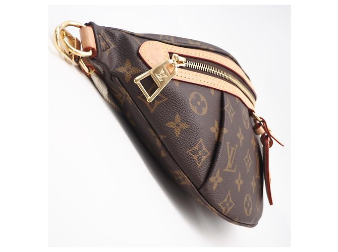 Bolsa Sling Louis Vuitton Monogram High Rise Marrom Bege - vista 9