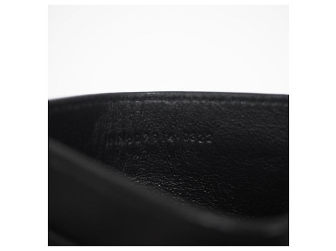 Yves Saint Laurent Black Leather Card Case - view 11