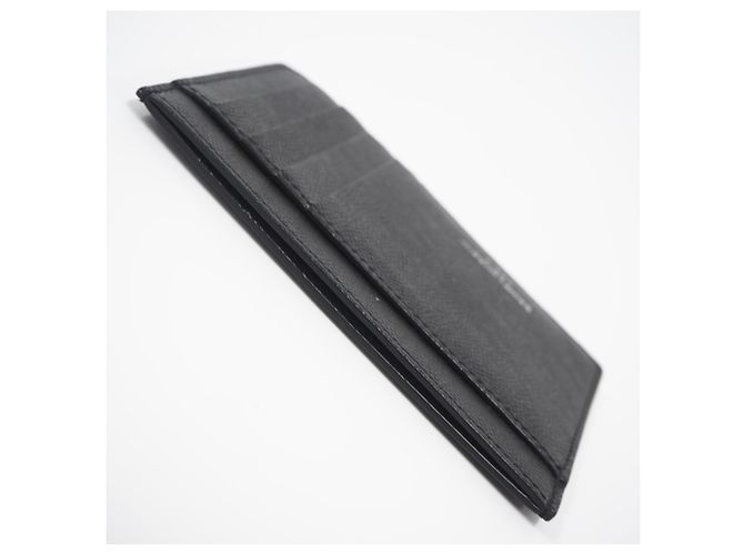 Yves Saint Laurent Black Leather Card Case - view 5