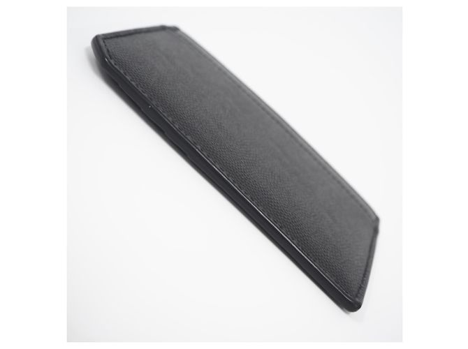 Yves Saint Laurent Black Leather Card Case - view 6
