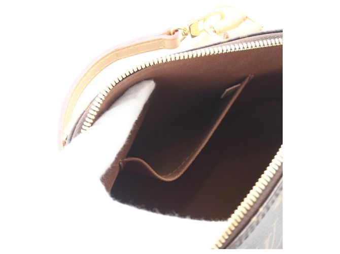 Bolsa Louis Vuitton Monogram Alma BB Marrom Bege - vista 13