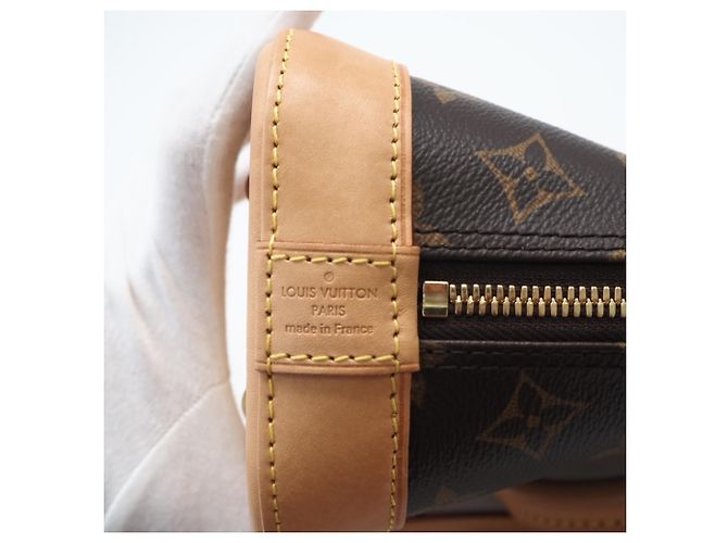 Bolsa Louis Vuitton Monogram Alma BB Marrom Bege - vista 15