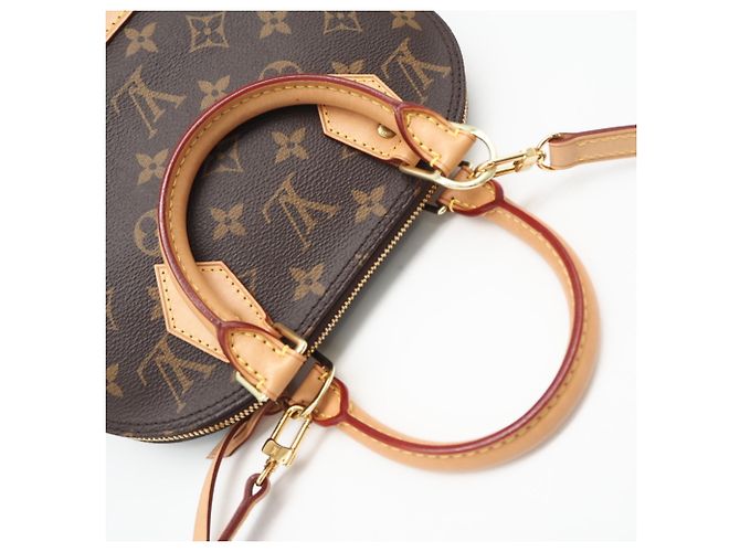 Bolsa Louis Vuitton Monogram Alma BB Marrom Bege - vista 5