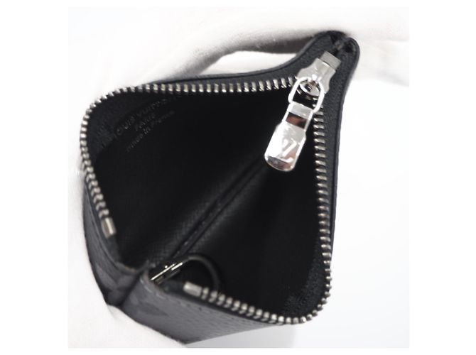 Louis Vuitton Monogram Reverse Pochette Clé Carteira/Porta-moedas Marrom Preto - vista 10