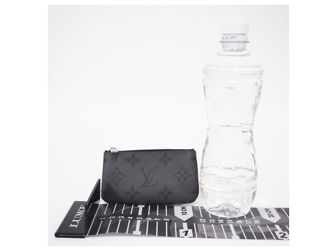 Louis Vuitton Monogram Reverse Pochette Clé Carteira/Porta-moedas Marrom Preto - vista 3