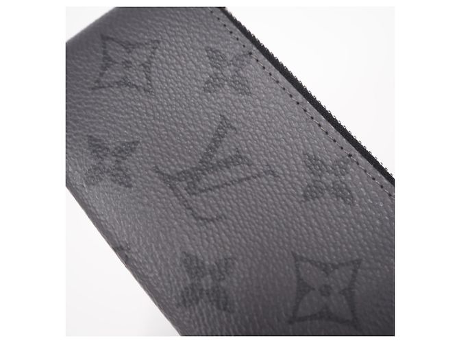 Louis Vuitton Monogram Reverse Pochette Clé Carteira/Porta-moedas Marrom Preto - vista 4