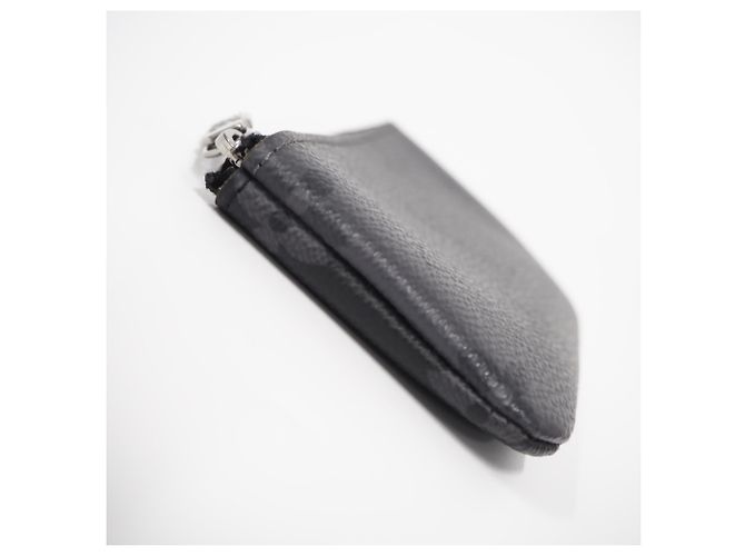 Louis Vuitton Monogram Reverse Pochette Clé Carteira/Porta-moedas Marrom Preto - vista 8