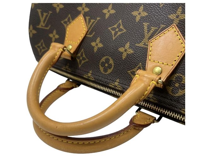 Bolso Louis Vuitton Monogram Speedy 30 Castaño Monograma - vista 10