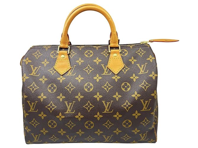 Bolso Louis Vuitton Monogram Speedy 30 Castaño Monograma - vista 2