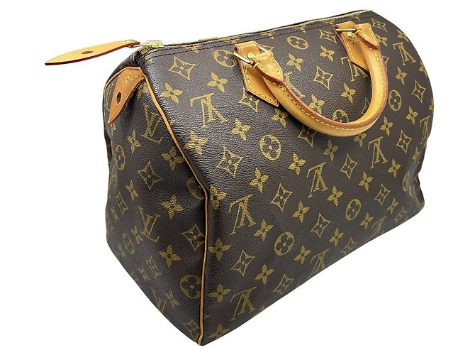 Bolso Louis Vuitton Monogram Speedy 30 Castaño Monograma - vista 3
