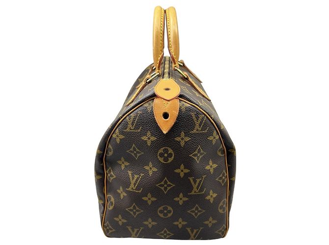 Bolso Louis Vuitton Monogram Speedy 30 Castaño Monograma - vista 4