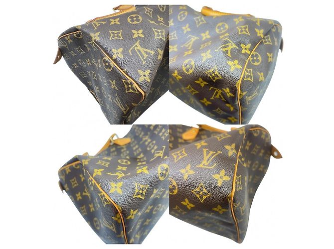 Bolso Louis Vuitton Monogram Speedy 30 Castaño Monograma - vista 7