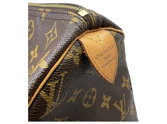 Bolso Louis Vuitton Monogram Speedy 30 Castaño Monograma - vista 8