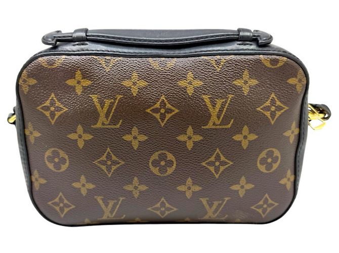 Louis Vuitton Bolso de hombro Saint-Onge Monogram Castaño Negro Monograma - vista 2