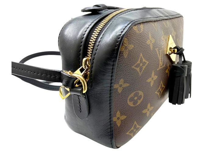 Louis Vuitton Bolso de hombro Saint-Onge Monogram Castaño Negro Monograma - vista 4
