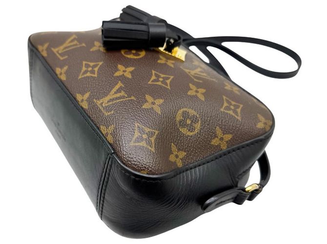 Louis Vuitton Bolso de hombro Saint-Onge Monogram Castaño Negro Monograma - vista 8