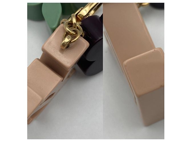 Louis Vuitton Bijou Sac Playtime Charm Keychain Rosa Porpora - vista 4