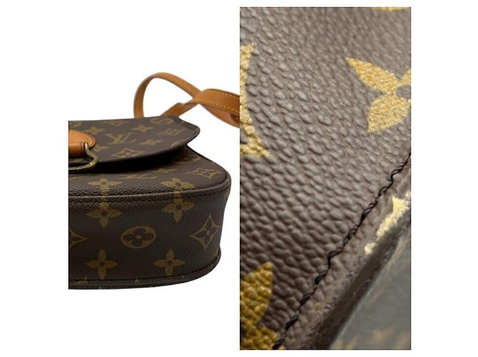 Sac à épaule Louis Vuitton Monogram Saint Cloud PM Marron - vue 8