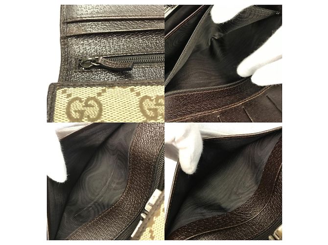 Gucci GG Canvas Langbeutel für Damen Braun Beige - Ansicht 10