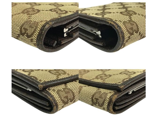 Gucci GG Canvas Langbeutel für Damen Braun Beige - Ansicht 5