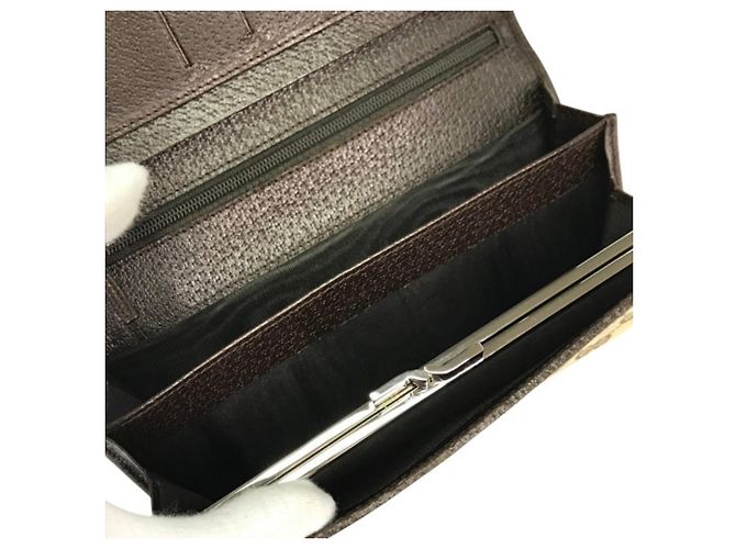 Gucci GG Canvas Langbeutel für Damen Braun Beige - Ansicht 9