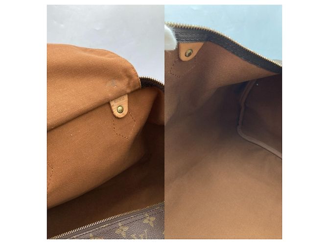 Bolso Louis Vuitton Monogram Speedy 40 Castaño - vista 10