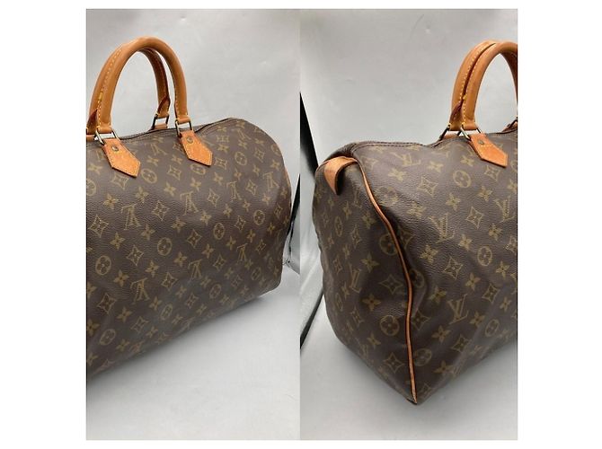 Bolso Louis Vuitton Monogram Speedy 40 Castaño - vista 2