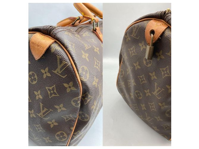 Bolso Louis Vuitton Monogram Speedy 40 Castaño - vista 6