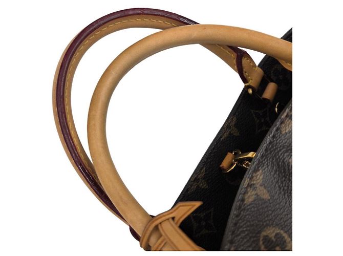Bolso de hombro Louis Vuitton Montaigne BB Monogram Castaño Monograma - vista 11