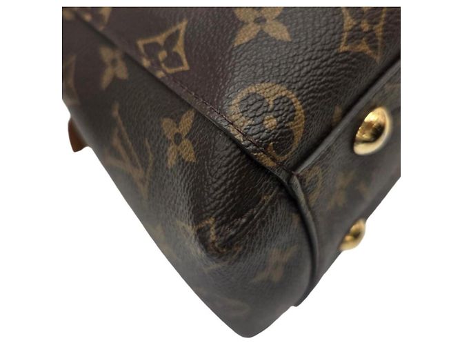 Bolso de hombro Louis Vuitton Montaigne BB Monogram Castaño Monograma - vista 9