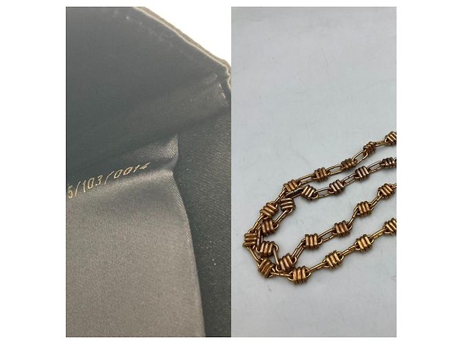 Borsa a tracolla Gucci Micro GG in raso con catena Nero - vista 10